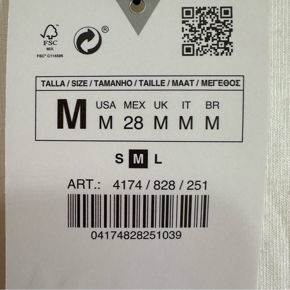 ZARA Women’s Cream Long Sleeve Crewneck Bodysuit Med - Picture 2 of 6